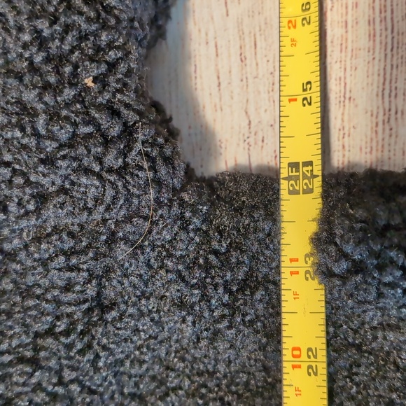 Thread & Supply black open front Teddy coat size L - Picture 8 of 14